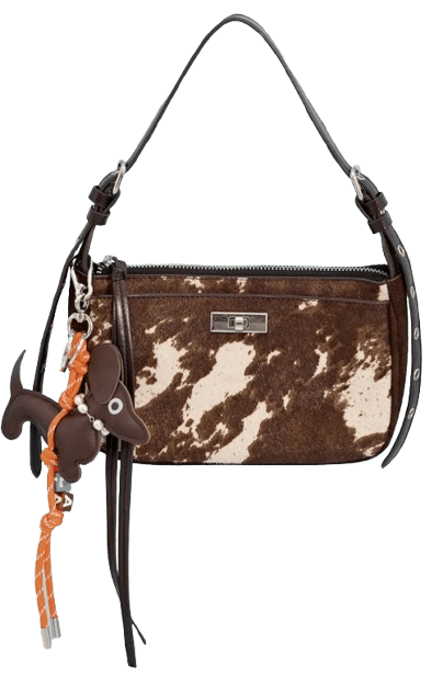 Bolso de hombro de piel de Parfois.