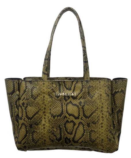 Bolso en estampado de serpiente de Hammerhoj.