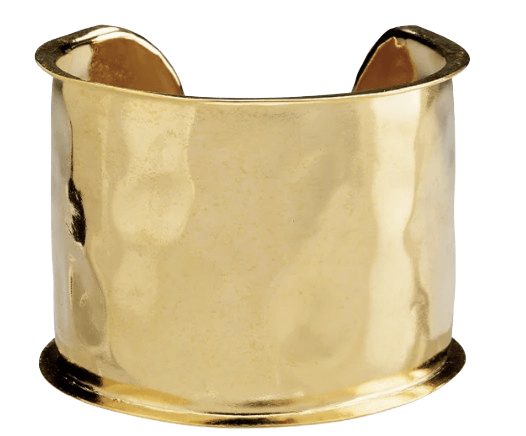 Brazalete dorado de Susmie's.