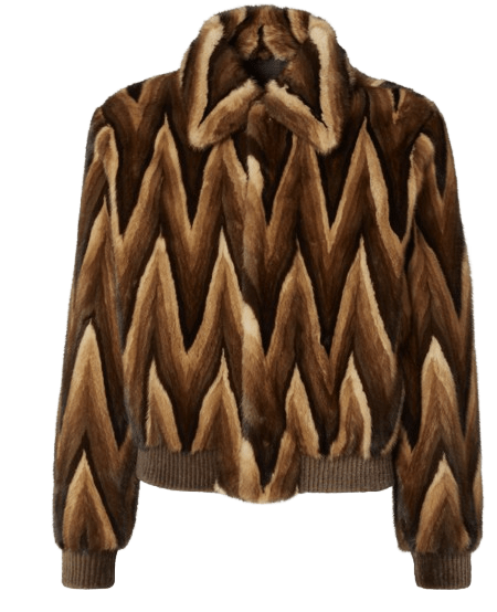 Cazadora de pelo de Fendi.