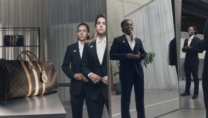 Louis Vuitton presenta la colección Formal Wear del equipo femenino de futbol