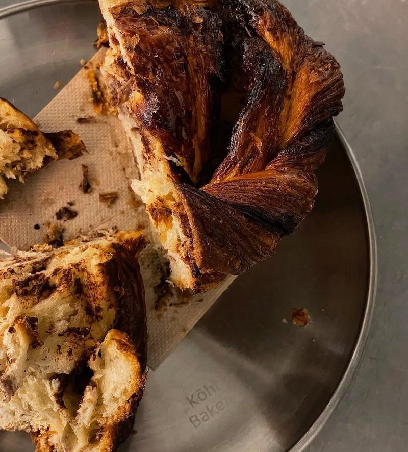 Roll de canela de Kohi bakery