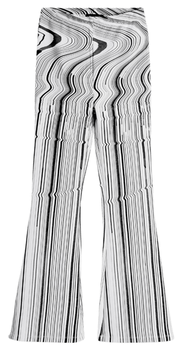 Pantalón elástico rayas distorsionadas de Desigual.