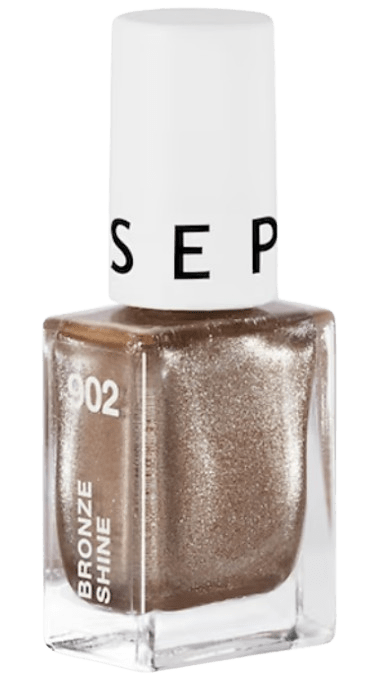 Esmalte de uñas tono Bronze shine de Sephora.