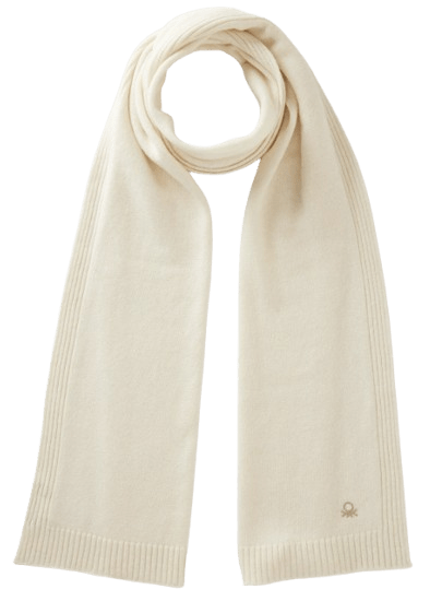 Bufanda beige de Benetton.
