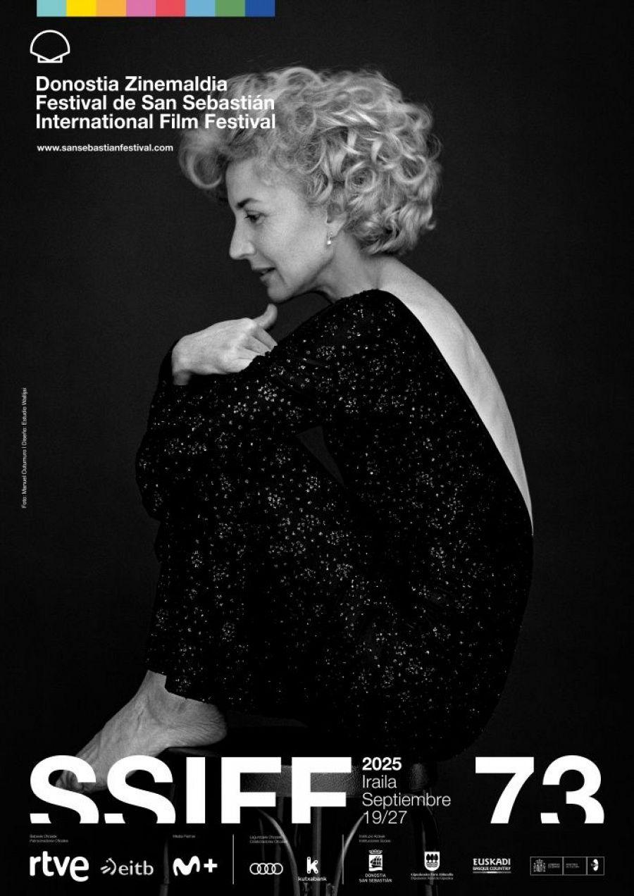 Cartel de la 73 edición del festival de cine de Donosti