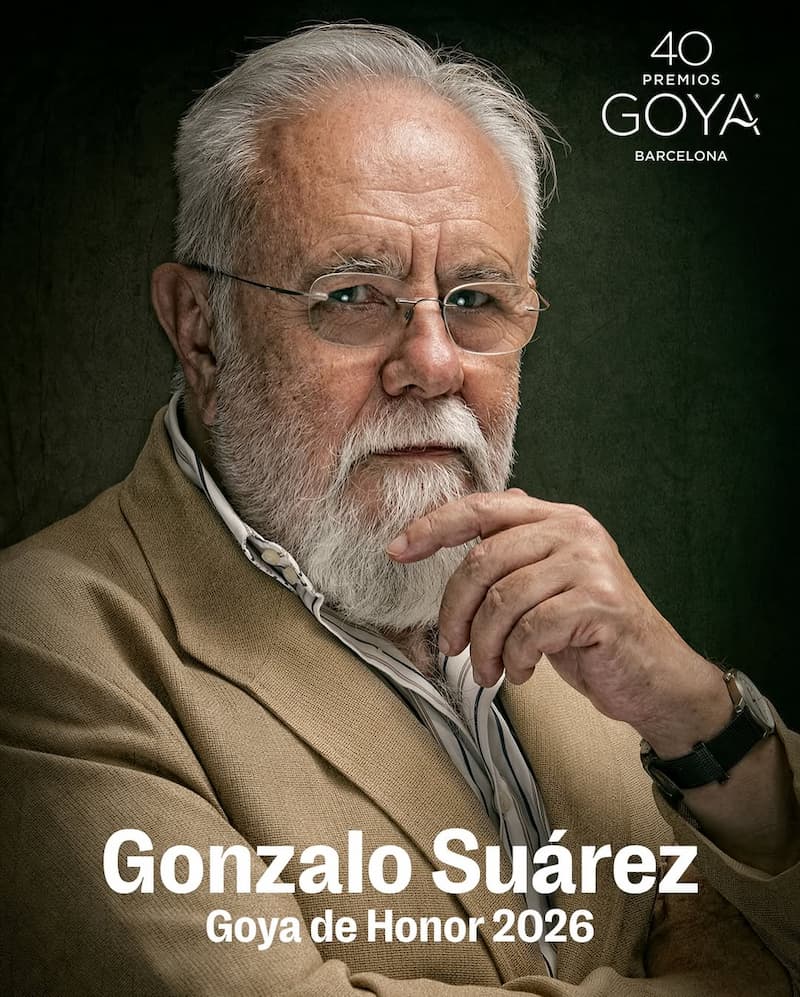 Gonzalo Suárez, Goya de Honor 2026.