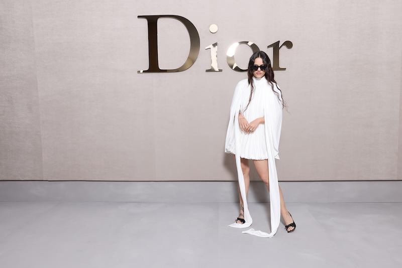 Rosalía en el desfile de Dior SS26