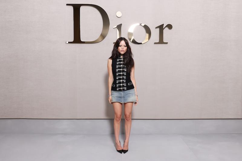 Jenna Ortega en el desfile de Dior SS26
