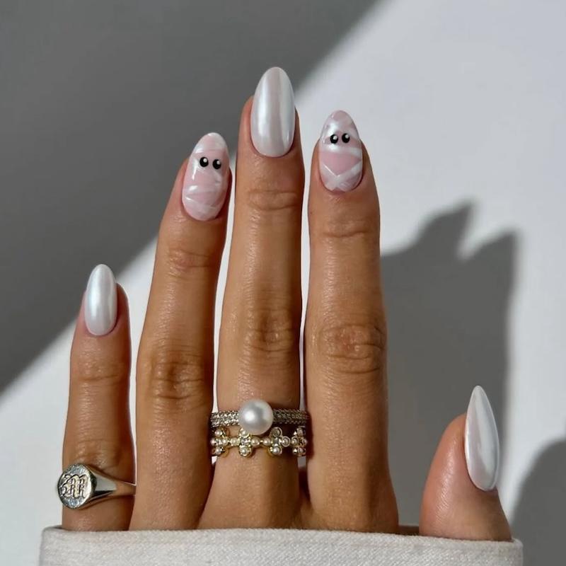 Uñas con diseño de halloween