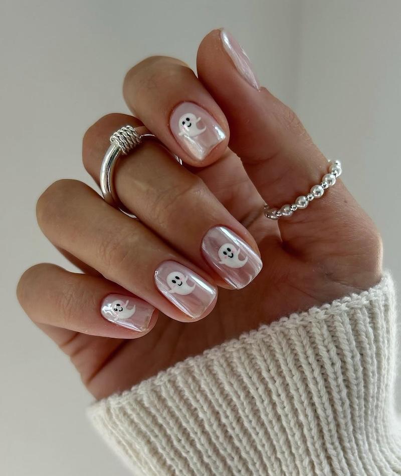 Uñas con diseño de halloween