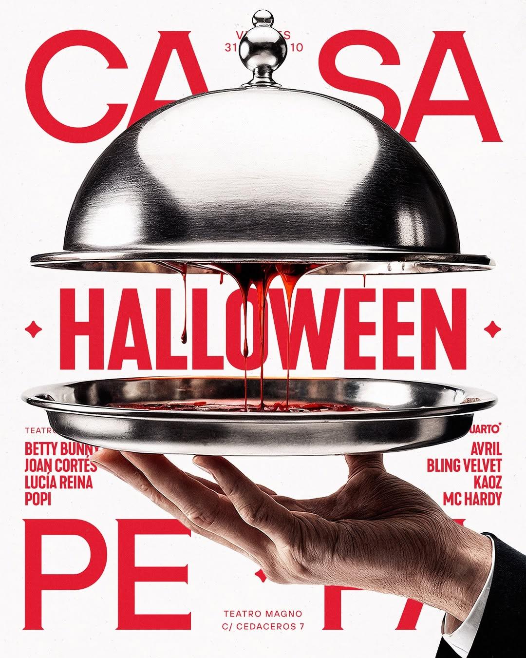 Cartel de Casa Pepa Halloween