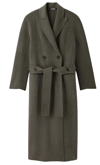 Abrigo curvo man de Jacquemus.