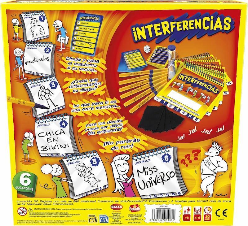 Juego de mesa Interferencias.