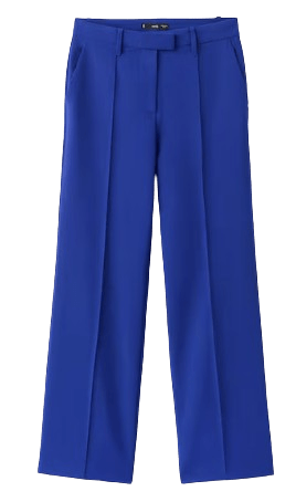 Pantalón de traje de Mango.