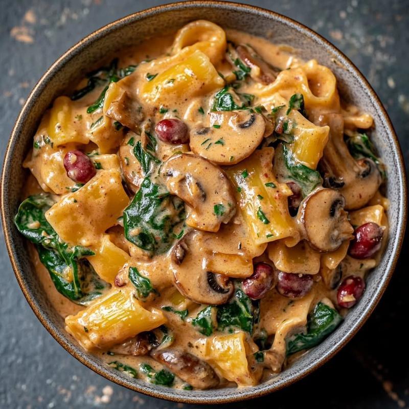 Pasta con verdura.