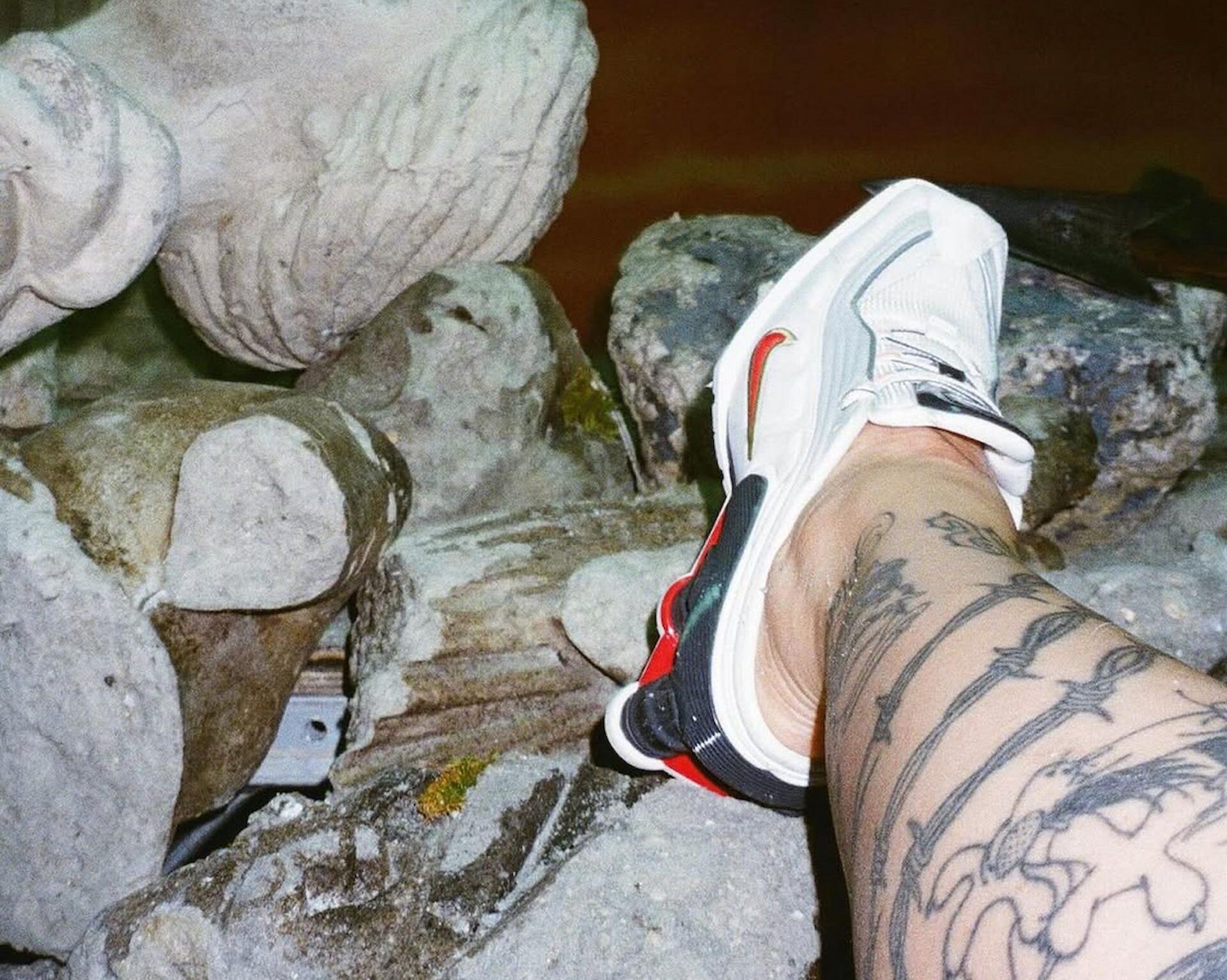 MARTINE ROSE x NIKE SHOX MR4 MULE