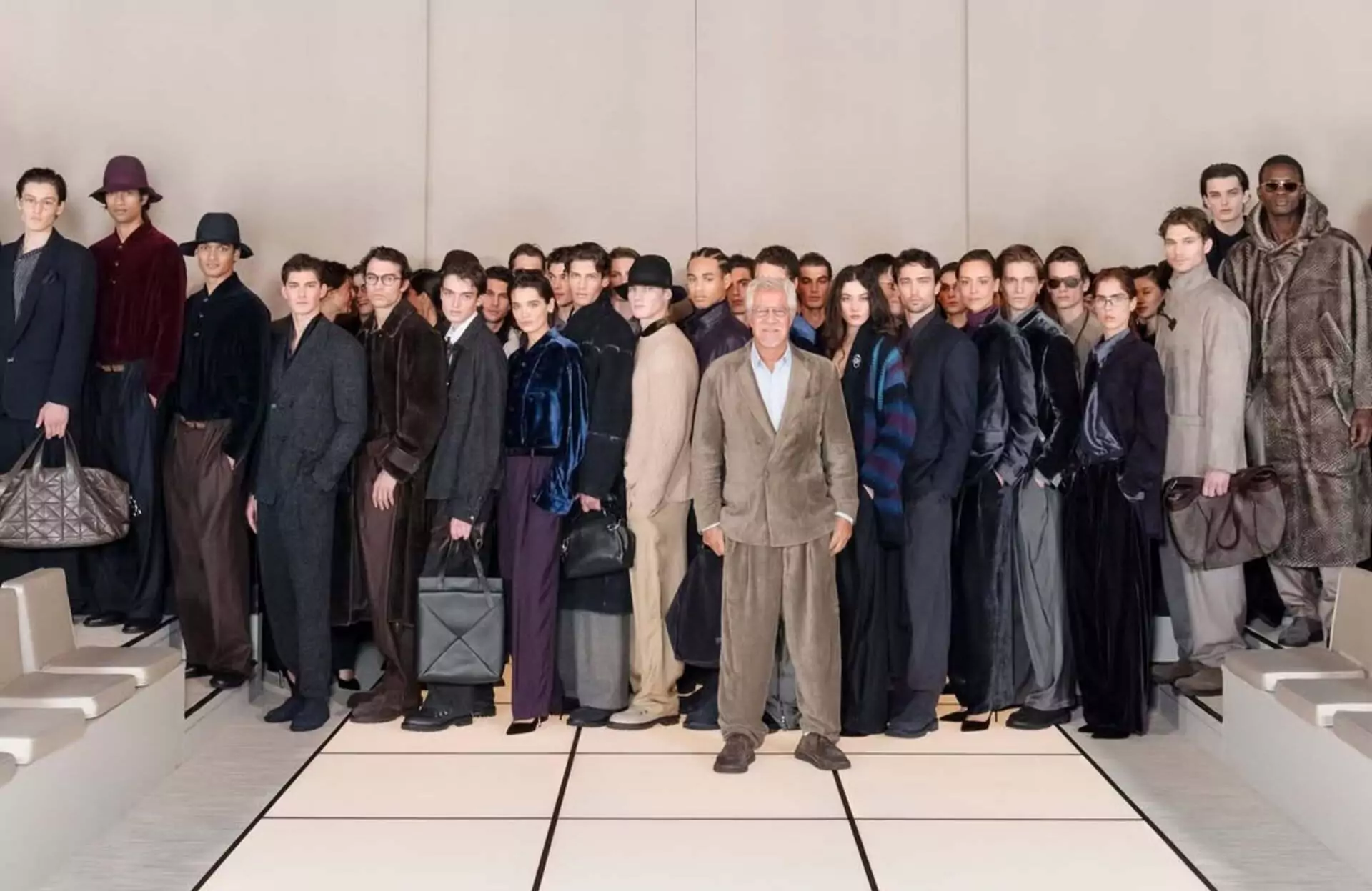 Giorgio Armani MILAN MEN FASHION WEEK 2026. Imagen: @giorgioarmani