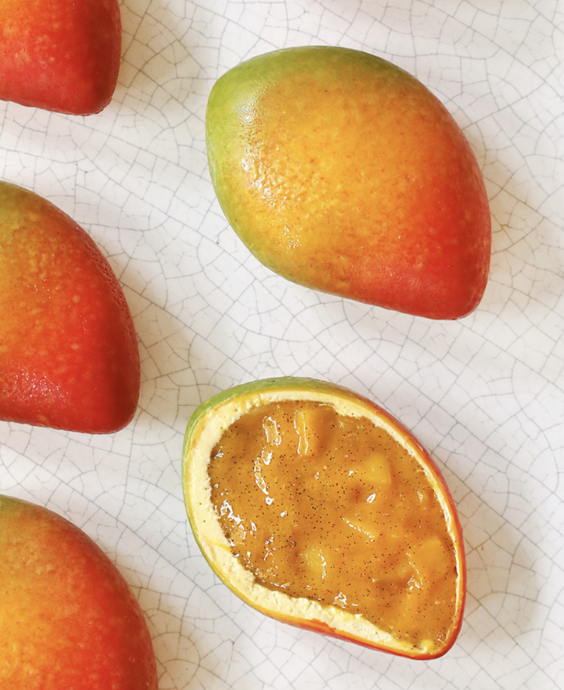 Pasteles en forma de fruta de Cedric Grolet. Imagen: cortesía de Cedric Grolet.