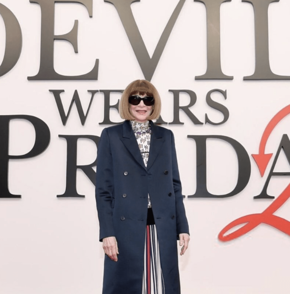 Anna Wintour en la premiere de Nueva YorkImagen: @thetitle.magazine