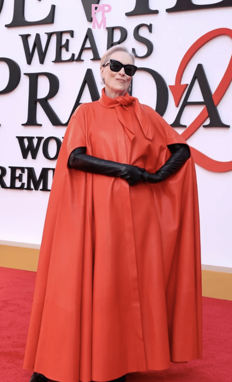 Meryl Streep para la premiere de Nueva YorkImagen: @pinkpen_magazine