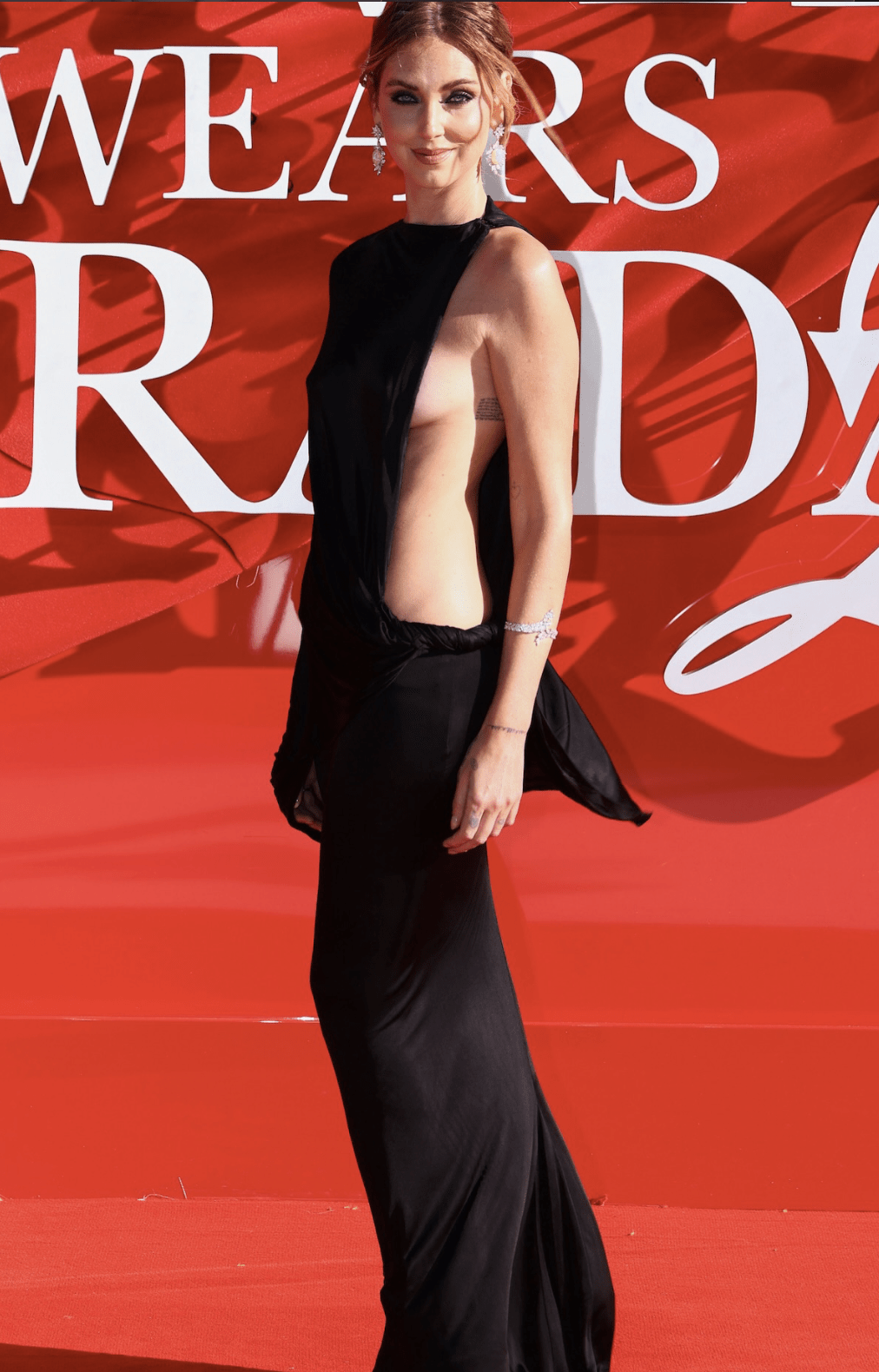 Chiara Ferragni para la alfombra roja Imagen: @chiaraferragni