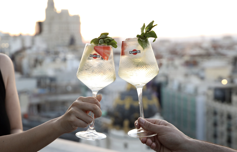Imagen de cócteles en la TERRAZZA MARTINI