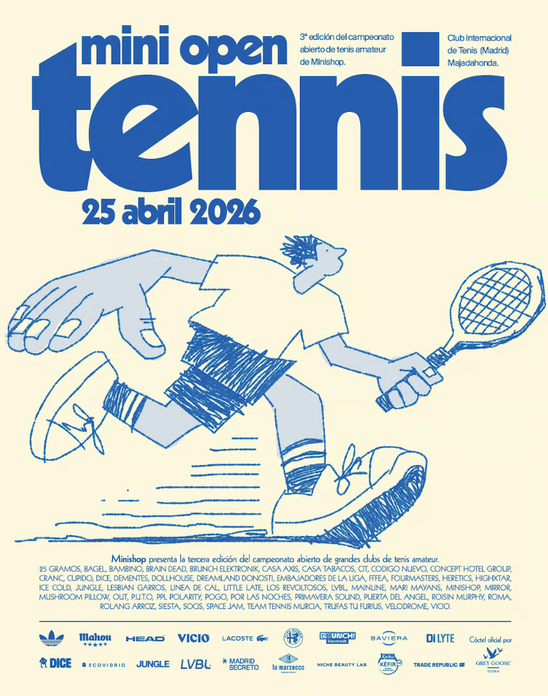 Cartel oficial de Mini Open Tennis