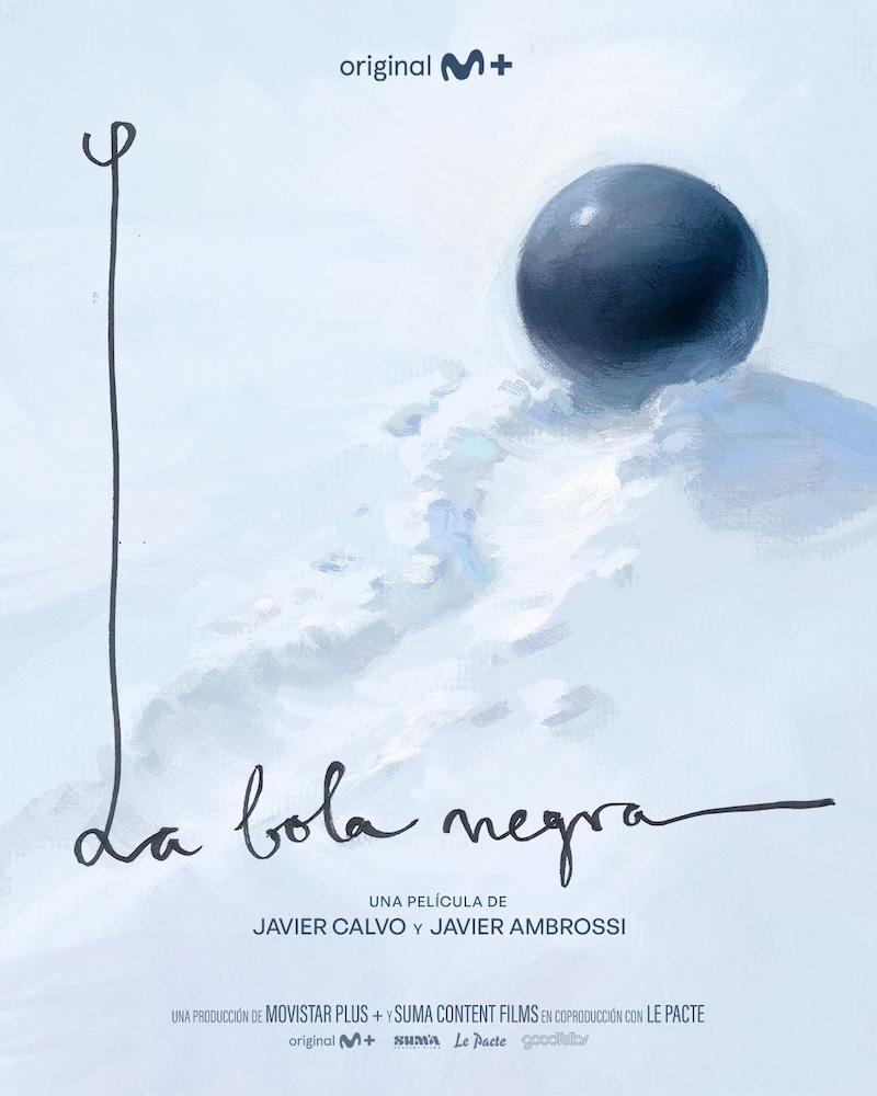 Cartel oficial de «La bola negra»