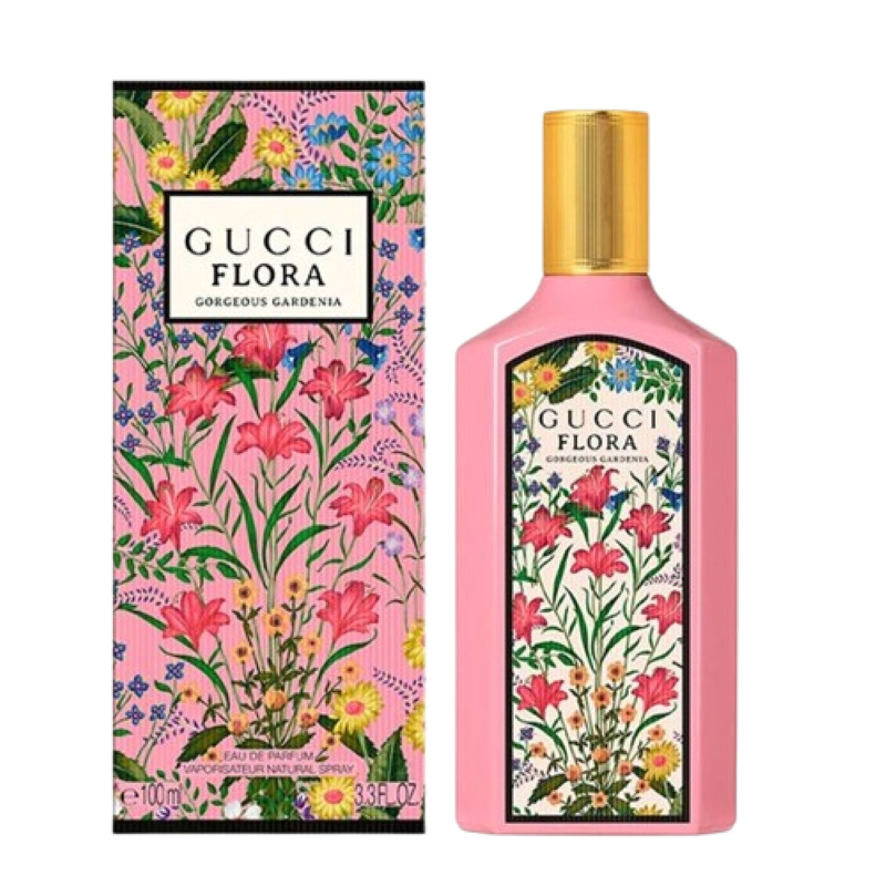 Gucci Flora Gorgeous Gardenia Eau de Parfum, con notas de mandarina italiana, frutos rojos, gardenia blanca, jazmín, frangipani, pachulí y azúcar moreno. Precio en Druni: 92€ 30ml