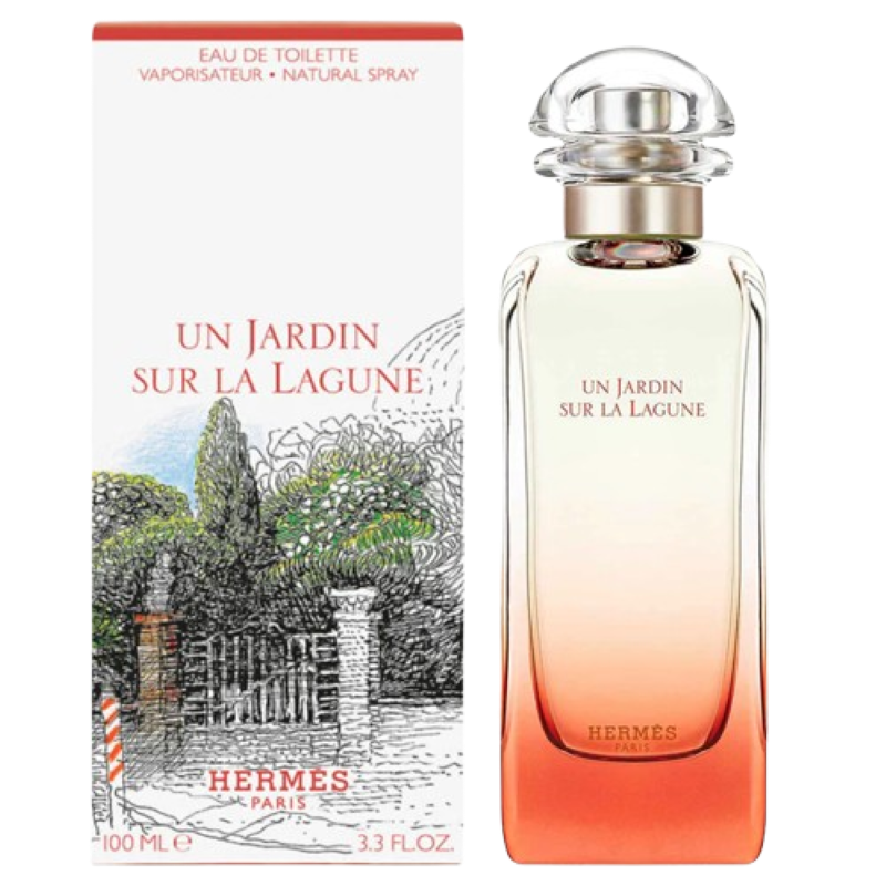 Un Jardin sur la Lagune Eau de Toilette, de Hermès, fragancia floral amaderada con magnolia, pittosporum y lirio blanco. Precio en Druni: 69,95 € 100 ml