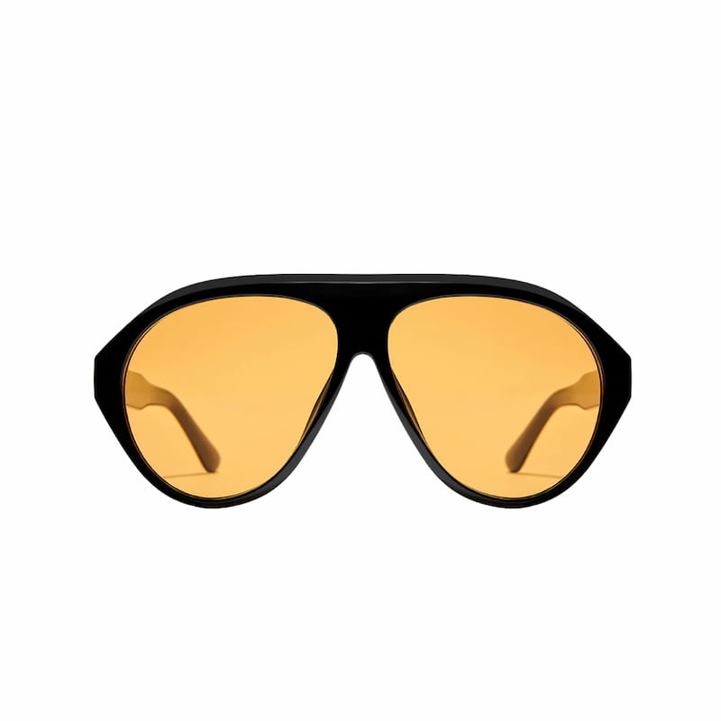 Gafas aviador de D.Franklin con lentes amarillas, el accesorio tendencia para elevar cualquier look veraniego.