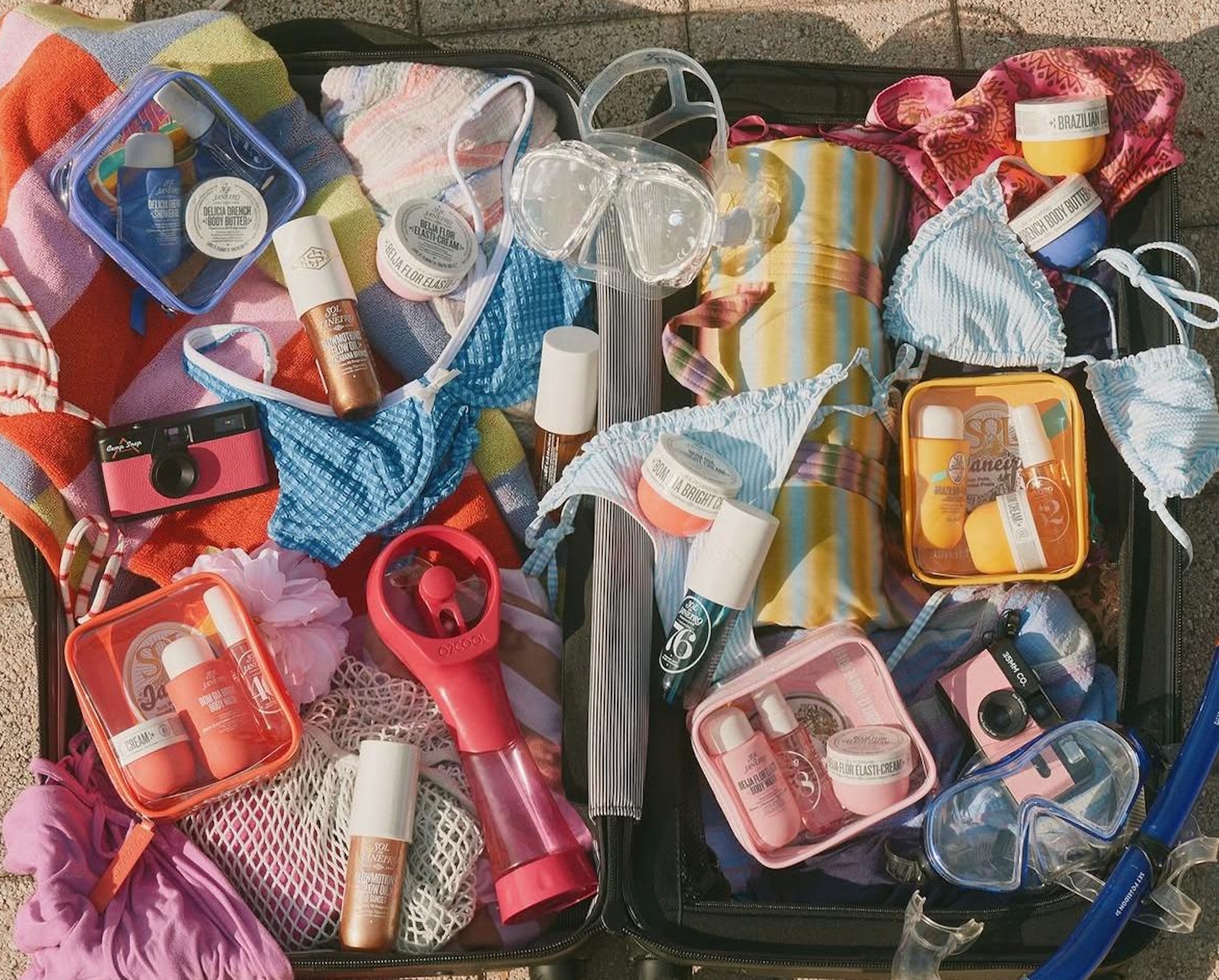 Los productos beauty en formato mini y las minitallas virales que necesitas este verano para preparar el neceser perfecto de viaje. Imagen: @soldejaneiro