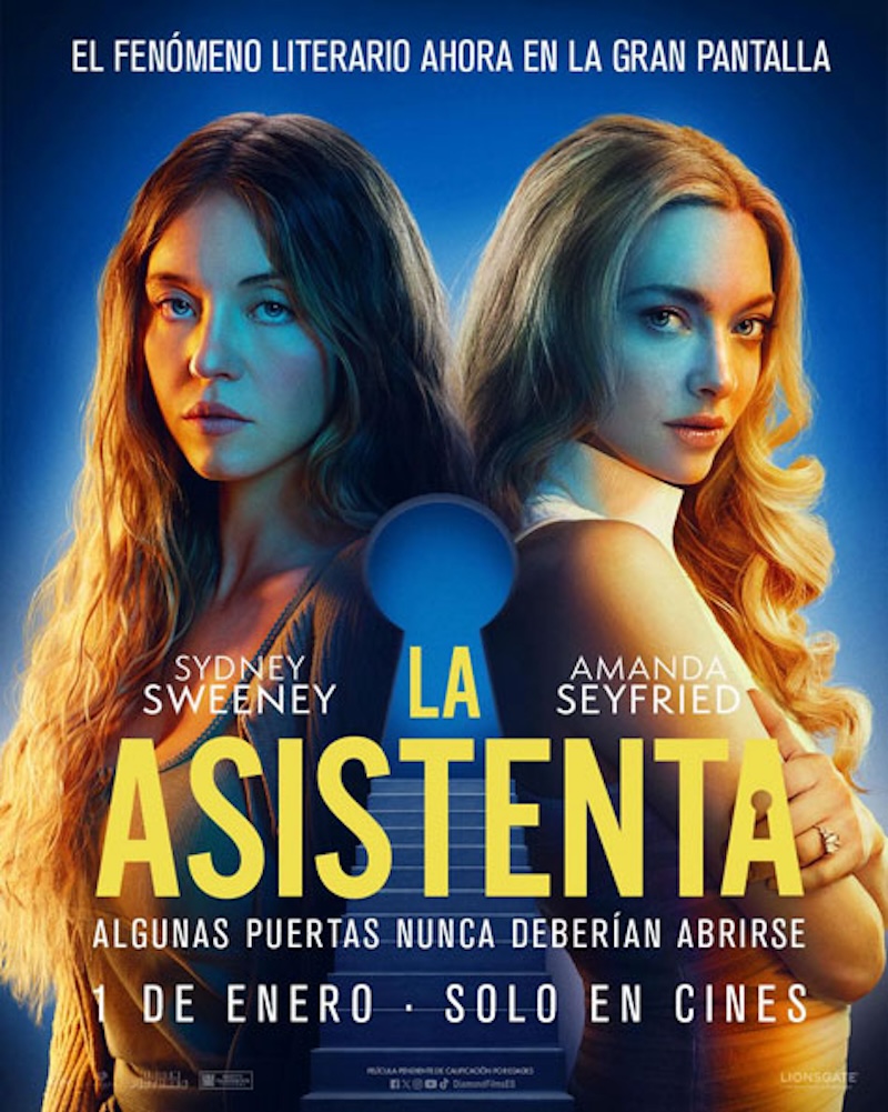 Cartel oficial de «La asistenta», uno de los estrenos en «streaming» más esperados de junio