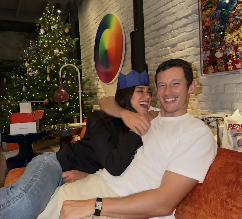 Callum Turner y Dua Lipa juntos. Imagen: @callummturner