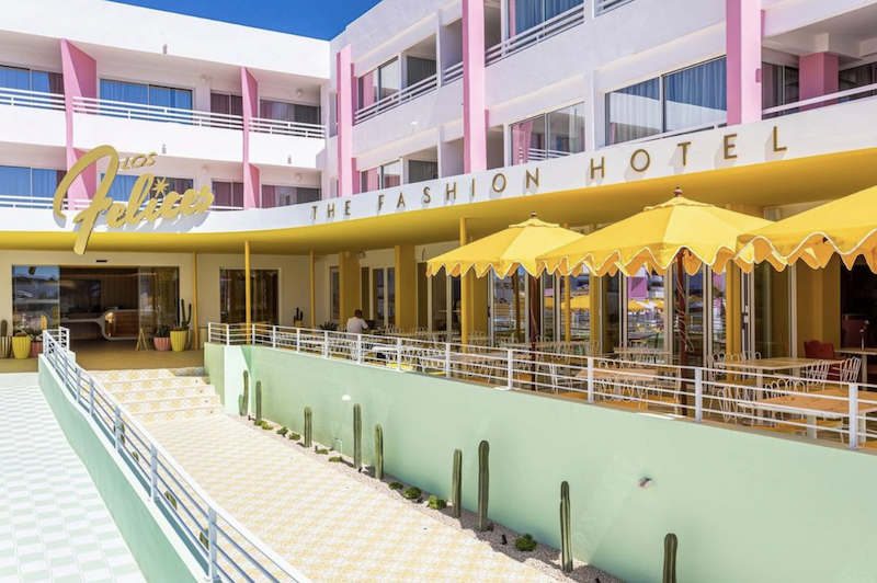 Imagen del exterior del hotel Los Felices: The Fashion Hotel en Ibiza