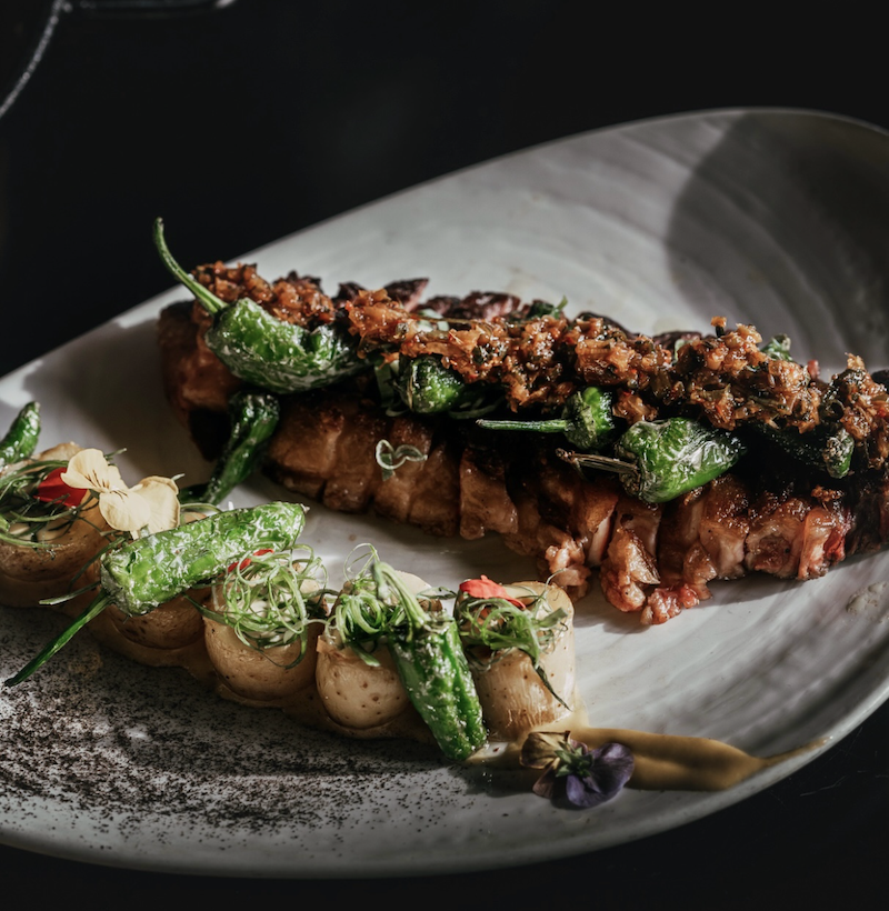 Uno de los platos de Shoko Barcelona, uno de los mejores restaurantes de Barcelona para verano