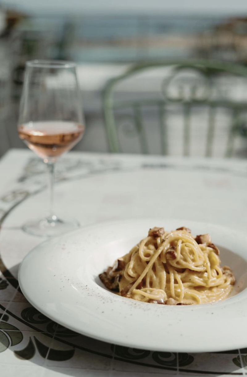 Carbonara de Sorella, uno de los mejores lugares para comer en Ibiza