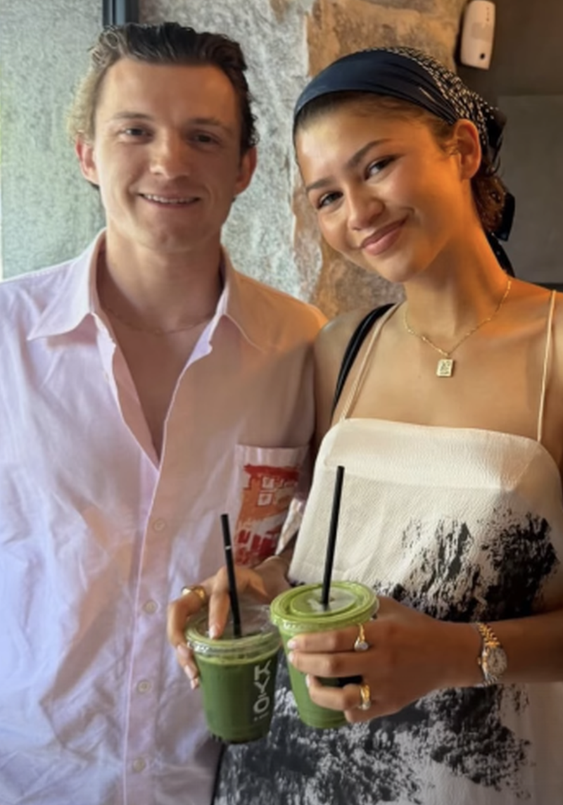 La pareja en KYO Matcha. Imagen: @kyomatcha.spain