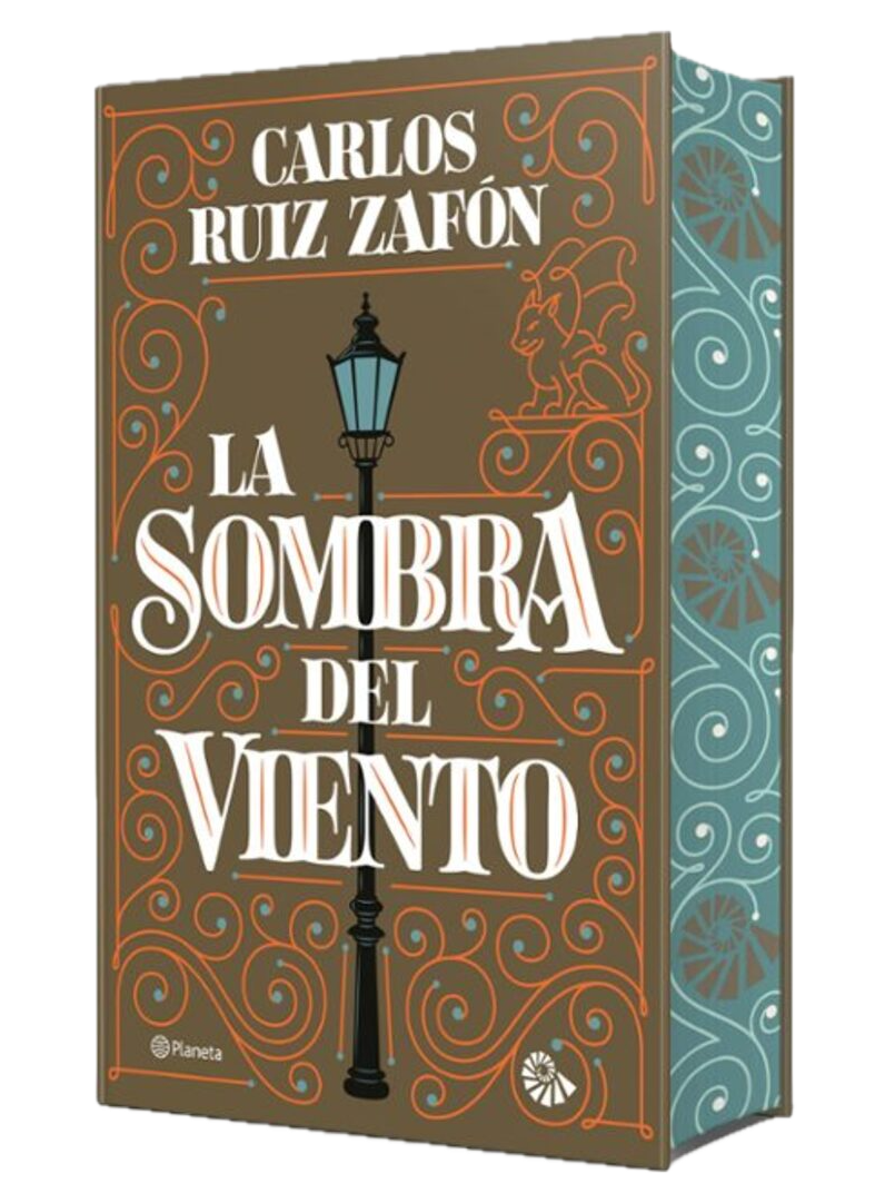 La sombra del viento, de Carlos Ruiz Zafón, en su edición especial con cantos tintados de Editorial Planeta