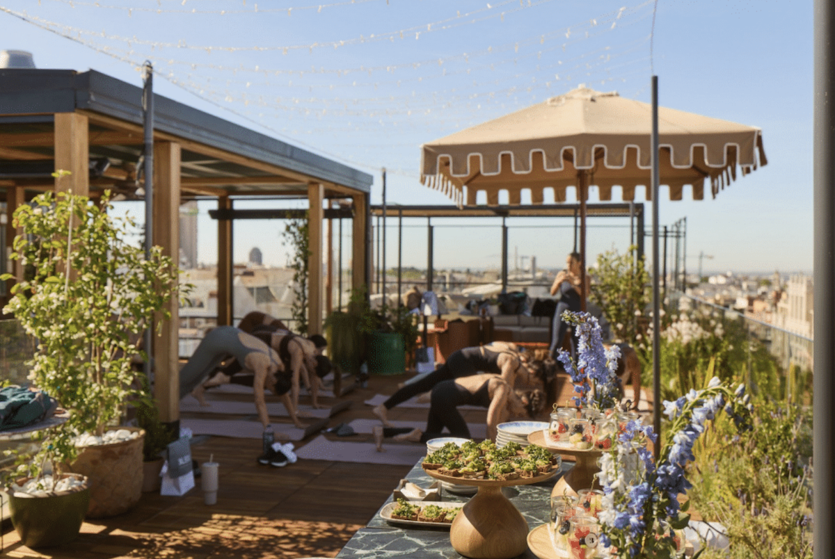 Una de las sesiones wellness de Wellness Summer by Abada Club