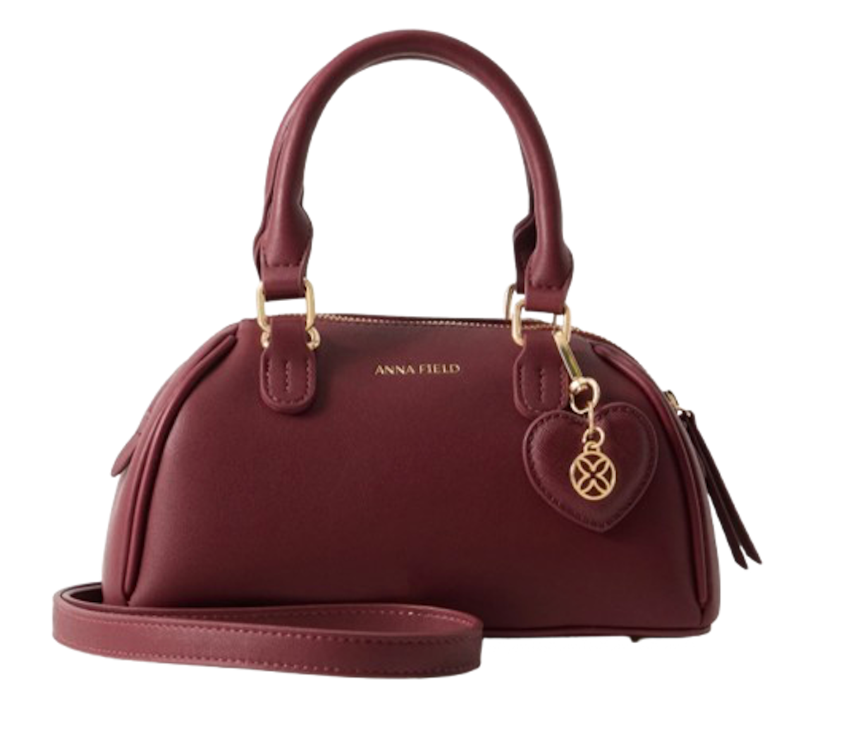 Bolso en color burdeos de Anna Fiel vía Zalando. Precio: 19,69€