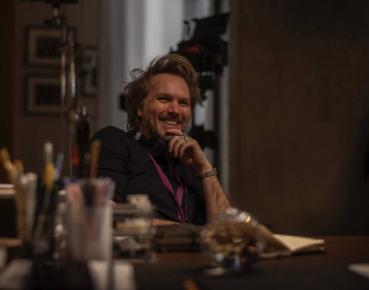 Florian Zeller en el rodaje de «Búnker». Imagen: @florianzellerofficiel