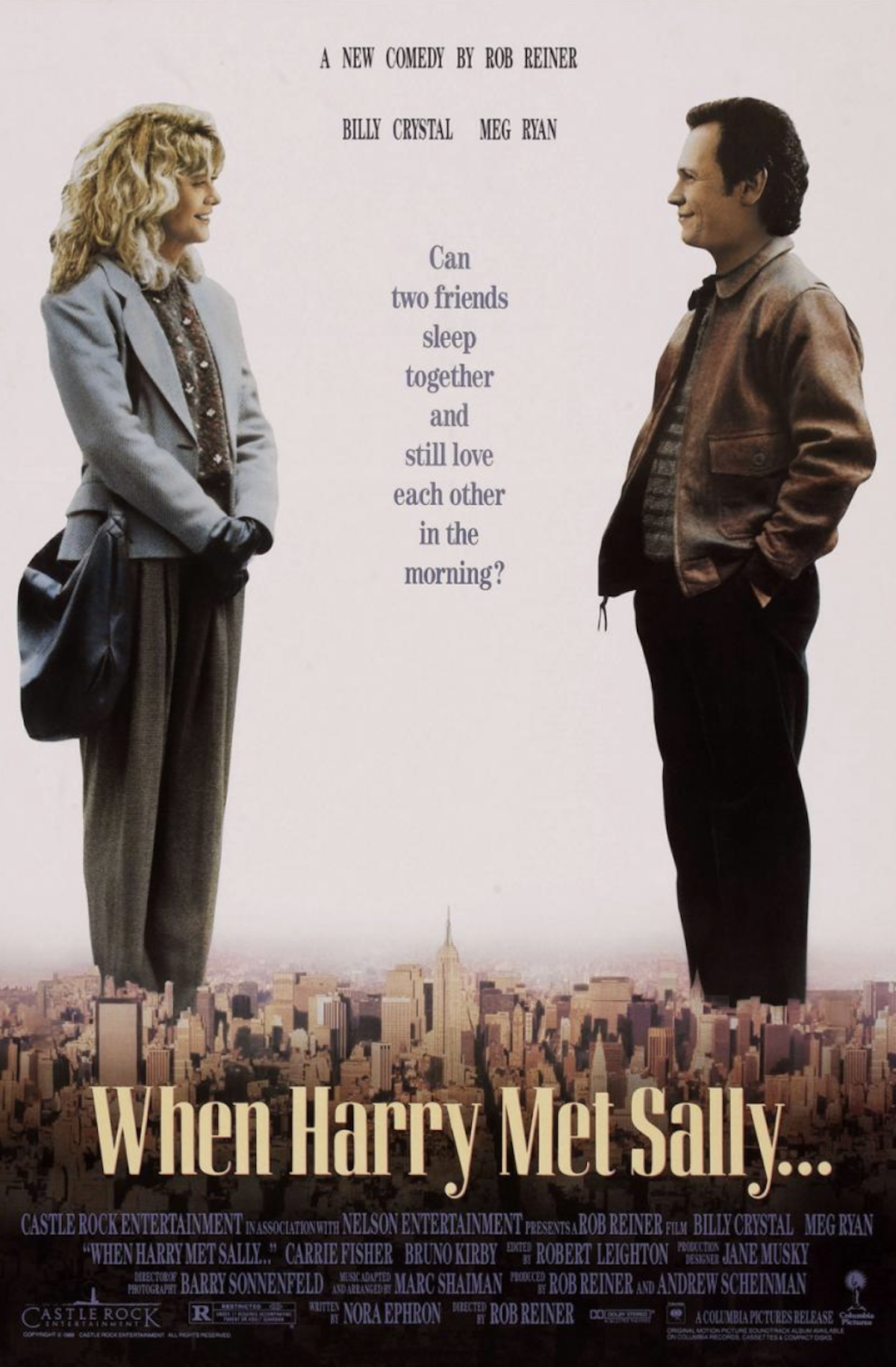 Cartel de «Cuando Harry conoció a Sally», una de las mejores comedias románticas