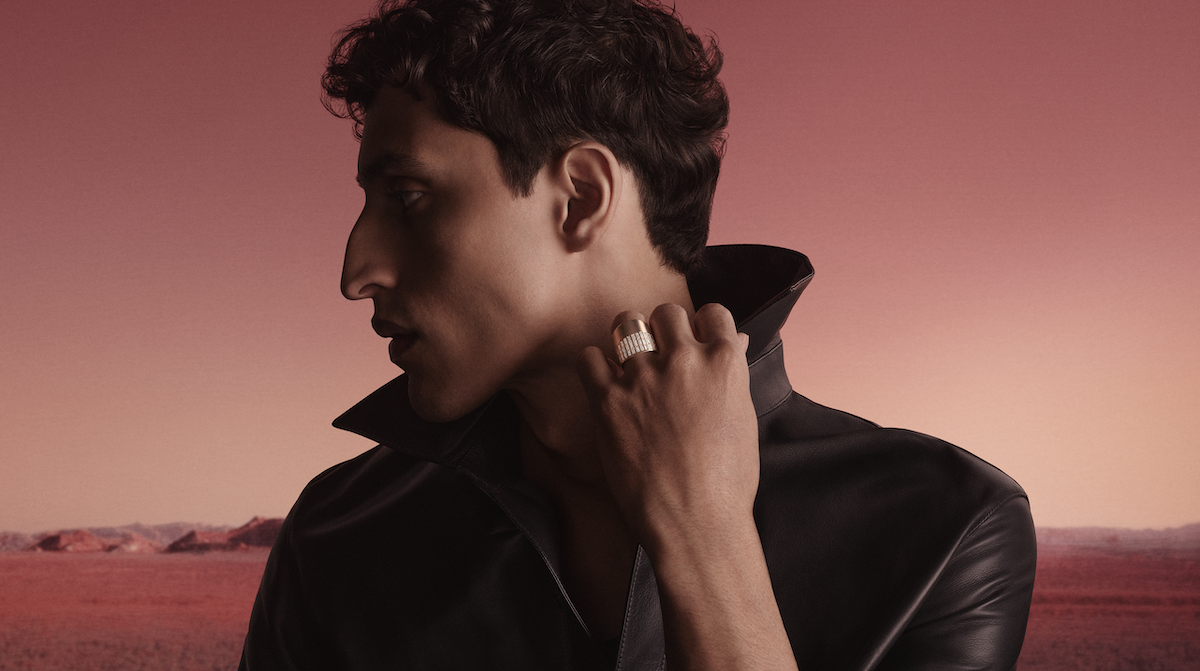 Imagen de campaña de la nueva colección de Alta Joyería de Louis Vuitton, «Into the Horsescape»