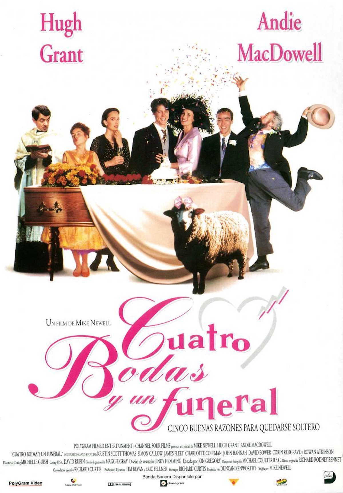 Hugh Grant protagoniza «Cuatro bodas y un funeral», uno de los grandes clásicos de la comedia romántica británica