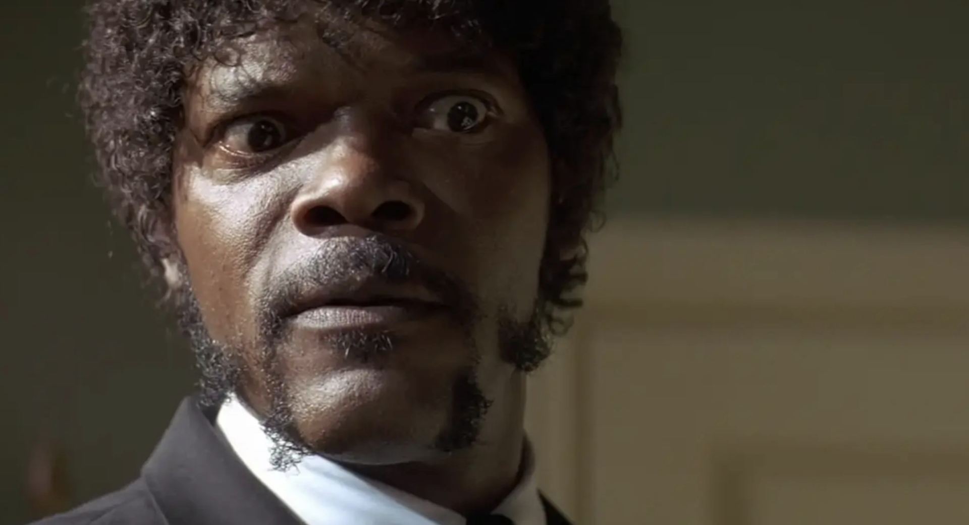 Samuel L. Jackson como Jules Winnfield en «Pulp Fiction» (1994), uno de los personajes más icónicos de su carrera