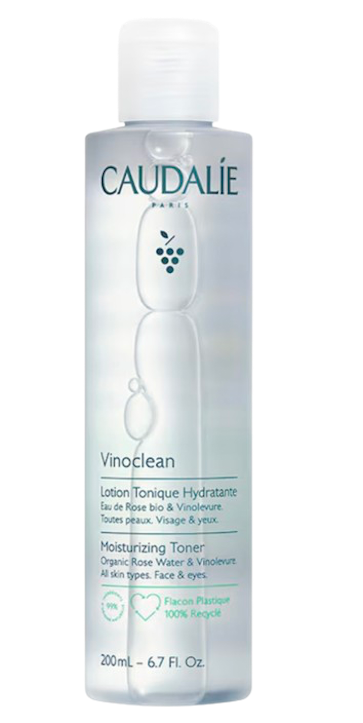 Tónico Hidratante Vinoclean de Caudalie vía Sephora, perfecto para el 7 skin method. Precio: 17€