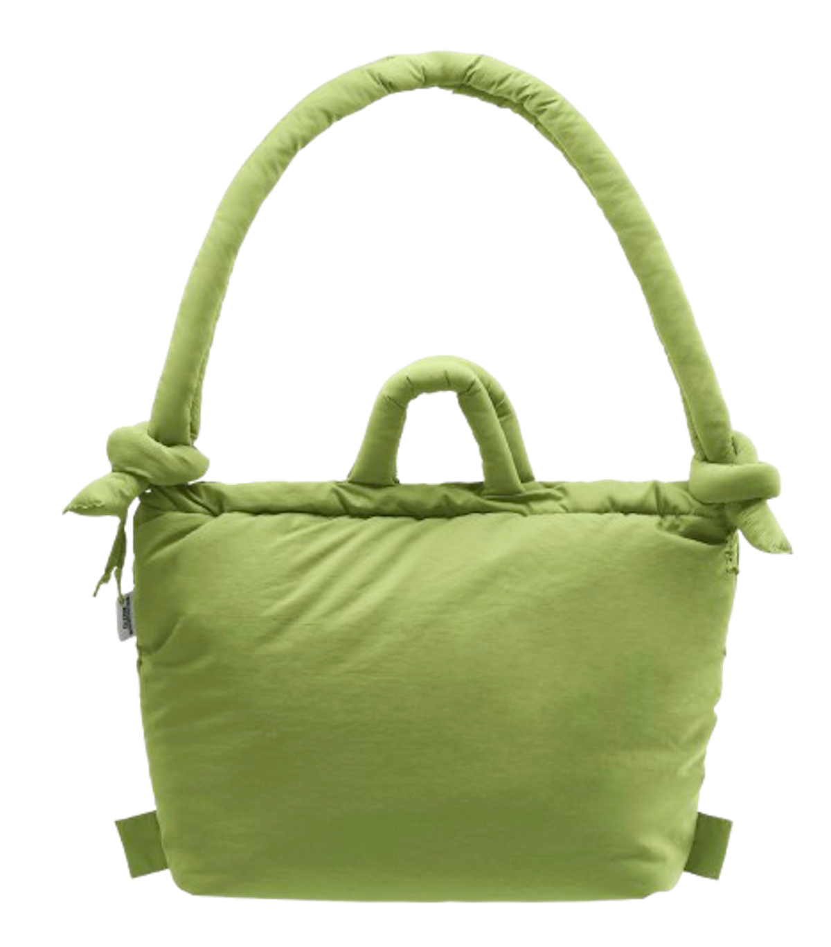 Modelo «Ona Soft Bag» en color lima de Ölend, uno de los bolsos de trabajo perfectos