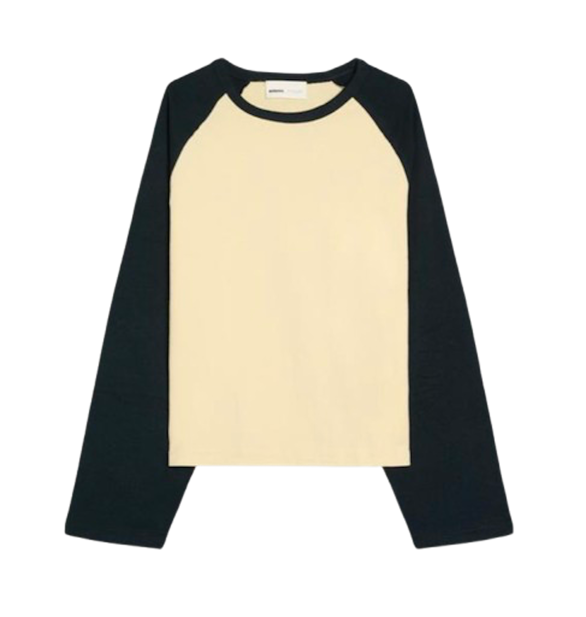 Camiseta novelera básica en color amarillo y negro de Bershka. Precio: 17,99€